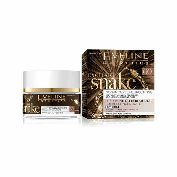 Eveline Cosmetics Exclusive Snake Neuro lifting Luxury Restoring Day and Night Cream 60+