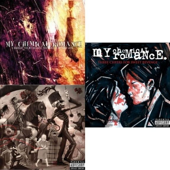 I Brought You My Bullets You Brought Me Your Love & Black Parade & Three Cheers For Sweet Revenge [LP Vinyl Bundle]