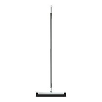 3-in-1 Wiper Mop | Sweeper Scraper & Squeegee Floor Cleaner | 180° Pivoting Head for Hardwood Tile & Bathroom Surfaces | 49.6" Handle