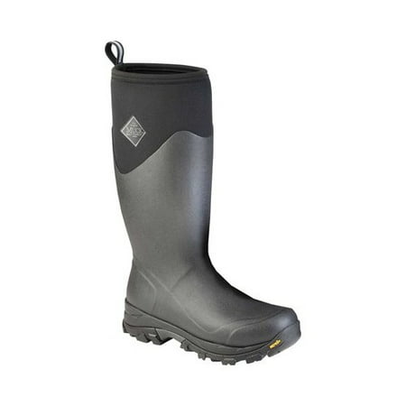 Muck Boot Men's Arctic Ice Sport Snow Boots Black Rubber Neoprene Fleece 9 (Best Work Boots For Ice)