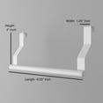 thumbnail image 2 of Towel Rack for Cabinet Steel over Door Towel Rack Modern over Cabinet Towel Hanger Towel Bar Holder 9 Inch Storage Organizer for Universal Fit on Kitchen Bathroom over Cabinet Cupboard (White), 2 of 4