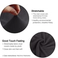 thumbnail image 7 of PiccoCasa 1 Piece Plush Stretch Chair Covers Easily Washable, Dark Gray, 7 of 7