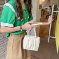 thumbnail image 2 of Bolso Superior para Mujeres Color Sólido Pum Cuero, 2 of 9
