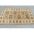 thumbnail image 3 of Area Rug, Vintage Rug, Turkish Rug, Home Decor Rug, 46x77 inches Beige Rug, Handmade Bedroom Carpet, Anatolian Floor Rugs, 10485, 3 of 10
