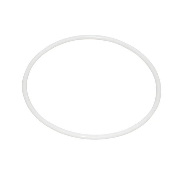 10 Unids 20 cm Atrapasueños Redondo Aro Anillo de Envoltura de Anillo de Plástico Blanco Círculo de Plástico para DIY Manual Hecho A Mano de mimbre Artesanía Material de la herramienta Accesorios