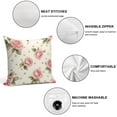 thumbnail image 3 of Pioneer Flower Pillow Covers,Pioneer Flower Throw Pillow Covers 20"×20" ,Living Room Sofa Couch Pillow Covers,Decorative Pillow Covers, 3 of 7