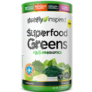 Purely Inspired Superfood Greens + Probiotics, Immune Support Powder, Unflavored, 31 servings