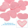 thumbnail image 3 of Uxcell 1.65'' x 1.42'' Iron-on Hot Melt Adhesive Patches Sew Embroidered Patches 10 Pcs Light Pink, 3 of 7