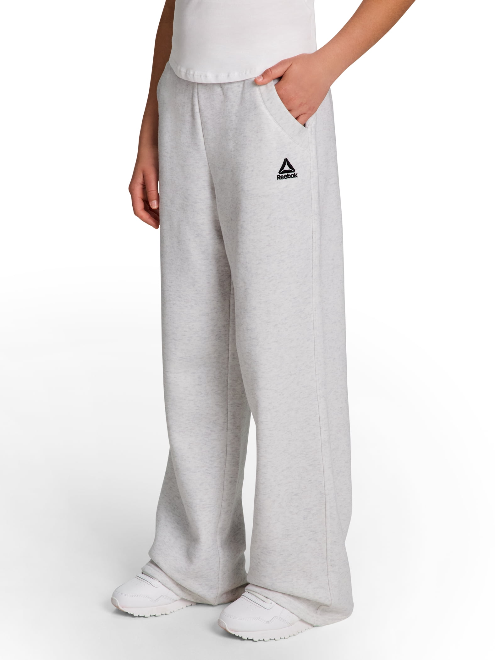 Reebok Girl's Game Day Fleece High Waisted Puddle Pant, Sizes 4-18