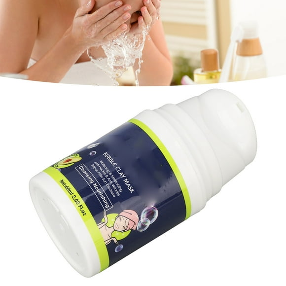 Avocado Bubble Clay , 60ml Bubble Clay Cleansing Oil Control Moisturizing for Daily Life