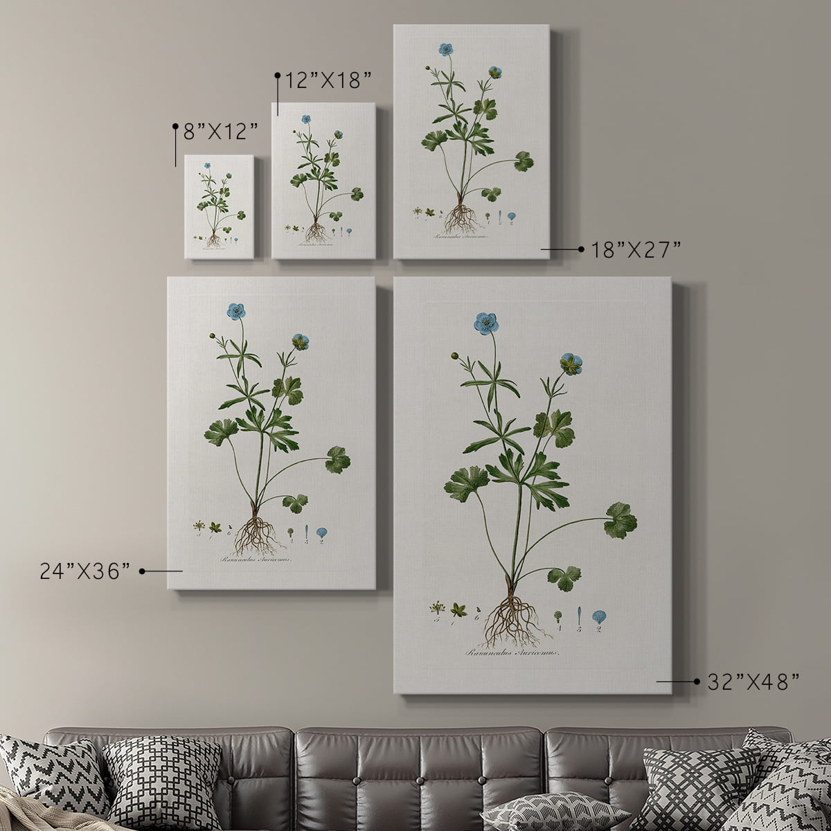 Buttercup Study Premium Gallery Wrapped Canvas - Ready to Hang