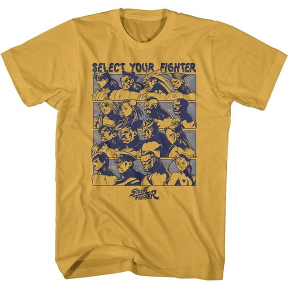 Street Fighter Fighter Select Ginger T-Shirt
