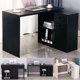thumbnail image 4 of 68 inch L-Shaped Rotating Computer Desk with Storage Shelves Modern Executive Corner Office Desk with 2 Drawers and File Cabinet My Lux Decor Round, 4 of 8