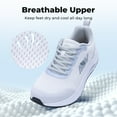 thumbnail image 7 of Artlea Wide Toe Box Shoes Womens Walking Shoes with Arch Support Plantar Fasciitis Orthotic Sneakers for Arch and Heel Pain Relief, Size 10.5, 7 of 7