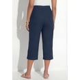 thumbnail image 2 of Catherines Women's Plus Size Pull-On Sateen Capri, 2 of 3