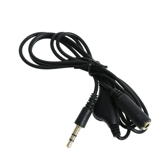 Audio extension cable headphone volume control headphone