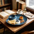 thumbnail image 6 of Divided Snack Serving Tray with Compartment, Plastic Chip and Fry Platter for Home Kitchen Party Tableware, 6 of 7