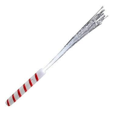 Blinkee WFOWWL-CC Candy Cane White Fiber Optic Wand with White LEDs