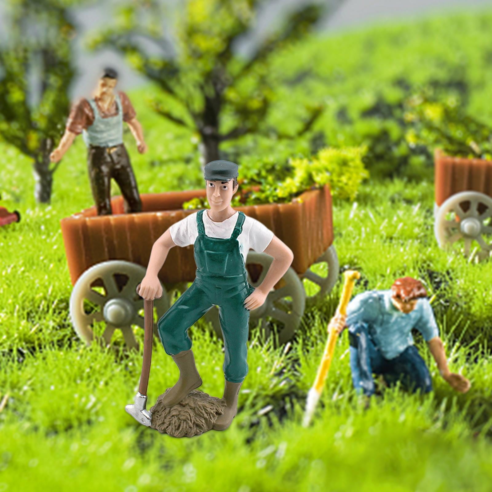 Farm Character Model Miniature Farmer Toy for Reward Gift