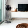 thumbnail image 2 of Vie Air 16 Inch 3 Speed Oscillating Stand Fan with Remote Control in Black, 2 of 6