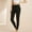 Black, variant on Hauaitttt Women's Autumn and Winter Warm Leggings Solid Color Slim Wool Pants Line Pants Thermal Pants Mens Ski Thermals Top and Bottom Set Men's Long Set Long Underwear for Women Womens Thermal