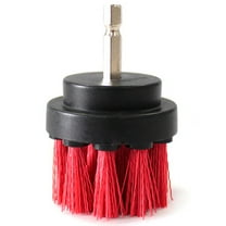 VerPetridure Electric Drill Brush Red A 2 inch Electric Drill Brush Grout Power Scrubber Cleaning Brush Cleaner Tool
