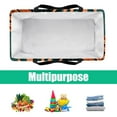 thumbnail image 5 of Tropical Jungle Palm Leaves Large Capacity Foldable Reusable Oxford Cloth Laundry Basket - Multipurpose Tote Bag, Shopping Bag, Picnic Basket, 5 of 7