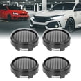 thumbnail image 6 of 4 Pcs 66mm 6 Lugs Matte Black Universal Car Wheel Tyre Center Hub Cap Cover, 6 of 8