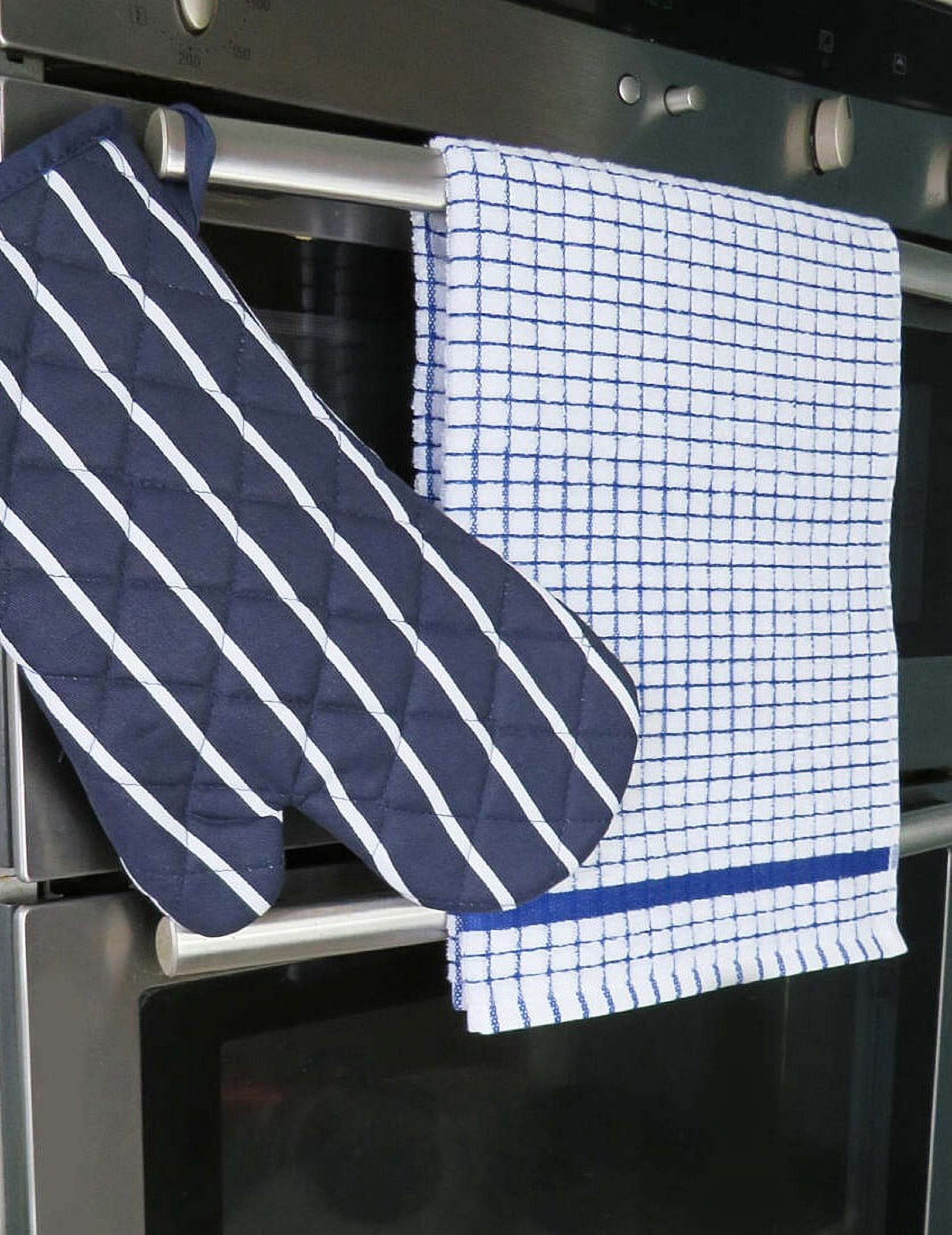 Samuel Lamont Poli-Dri 3-Piece Famous Kitchen Tea Towel Set 100% Cotton Ultra Absorbent