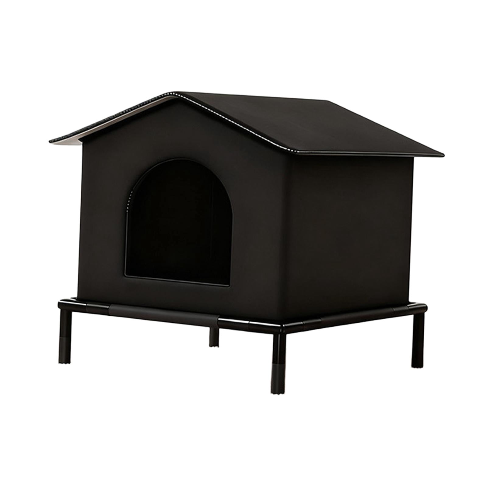 EHJRE Outdoor Cat House Feral Shelter Kitty Tent Windproof Weatherproof Portable Insulated Enclosure Pet House for Stray Cats Suitable for Porch Garden Barn Community S