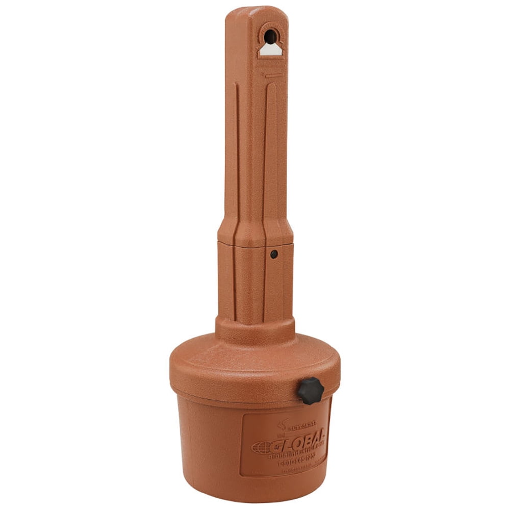 decorative outdoor cigarette receptacle Commercial Zone Outdoor Cigarette Disposal Container, Smoker's Outpost  Standard Ashtray, Beige