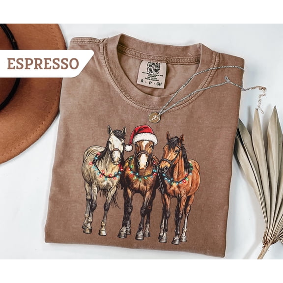 Horse Christmas Sweatshirt, Western Christmas Horse tShirt,Christmas Sweater, Funny Christmas Holiday Shirt, Horse Lover Gift