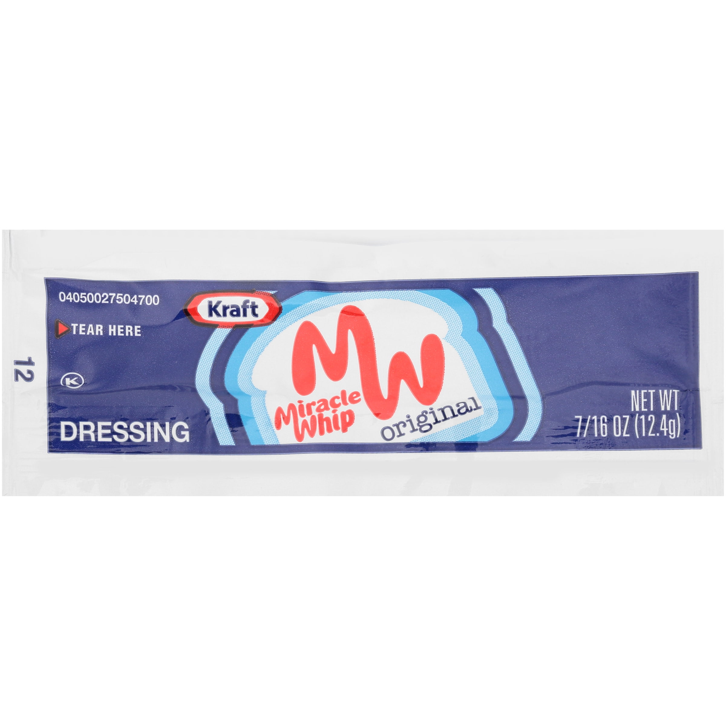 Miracle Whip Dressing Single Serve Packets, 200 Ct Casepack