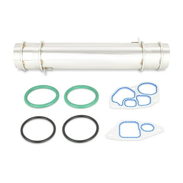Mishimoto MMOC-F2D-94 Replacement Oil Cooler, Compatible with Ford Powerstroke 7.3L, 1994-2003, Natural