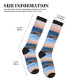 thumbnail image 2 of Lsque Lighthous1 Pattern Sport Compression Socks for Men & Women 15-20 mmHg Knee High Nurse Pregnant Running Medical and Travel Athletic, 2 of 6