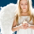 thumbnail image 6 of Girl's First Communion Gift, Angel Wings Heart Letter Pearl Bracelet, 6 of 6
