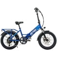 thumbnail image 4 of GOTRAX F2V2 Folding 20" Electric Bike for Adults, 7-Speed, 20 mph&50 Mile, 300 lb Max Load, Blue, 4 of 17