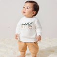 thumbnail image 5 of XIYNBAOK Baby Cotton Sweatshirt 2 Piece Outfit First Birthday Pullover Top Joggers Pants Set Casual Embroidery Shirt Trousers Jogging Suit Activewear Fashion Clothing Sets, 5 of 6