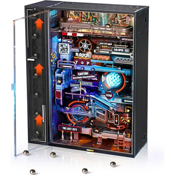 ROKR 3D Puzzles Building Toy Sets Marble Run Model Kits for Adults, DIY Hobbies for Men Women (Parallel World MR01S)
