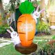 thumbnail image 3 of Conejito inflable de Pascua de 5 pies con zanahoria gigante, decoración de vacaciones al aire libre inflable de Pascua, decoración inflable de jardín de césped inflable de Pascua Kuyhfg Bienvenido a Kuyhfg, 3 of 3