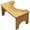 primary color, variant on Contemporary Bathroom Foot Rest Stool Sturdy Bamboos Frame Weight Large Capacity Safe Ergonomic Bathroom Accessory