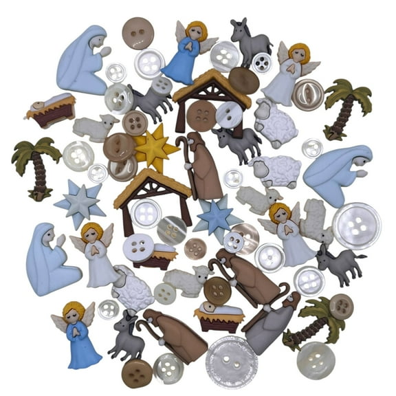 Buttons Galore Button Theme Pack-Nativity