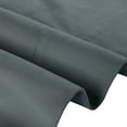 thumbnail image 5 of TWOPAGES Room Darkening 42"x84" Drape Velvet Pinch Pleat Privacy Curtain for Bedroom, 1 Panel, Dark Grey, 5 of 6