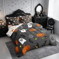 thumbnail image 2 of Erosebridal Halloween Ghost 7-Piece Twin Bedding,Spooky Animal Bedding Comforter Set,Grey,Reversible, 2 of 6