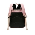 thumbnail image 5 of Bolsa de pañales para bebés, cuna, gris y rosa, diseño impermeable, 5 of 5