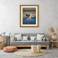 thumbnail image 3 of Maki 26x31 Gold Ornate Wood Framed With Double Matting Wall Art Titled - Arctic Chaser Ii, 3 of 6