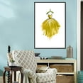 thumbnail image 4 of IDEA4WALL Framed Canvas Prints Wall Art Fashion Design of Yellow Tulle Dress for Living Room, Bedroom, Office Ready to Hang - 24x36 inches, 4 of 4