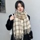 thumbnail image 4 of Bufanda Para Hombres Mujeres Bufanda De Cachemira Para El Cuello Bufanda De Invierno A Cuadros Otoño Más Suave Clásico Cálido Clima Frío Bufanda De Invierno Con Sensación De Cachemira, 4 of 5
