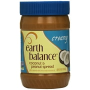Earth Balance Coconut Peanut Butter Creamy 1 Pound (Pack of 2)