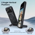 thumbnail image 3 of WWS-pour iPhone 17 Pro 6.3 Pouces Étui avec Support Réglable, Compatible Mag-Safe, Protection Antichoc de Qualité Militaire, Couverture Protectrice Mince, Noir, 3 of 4